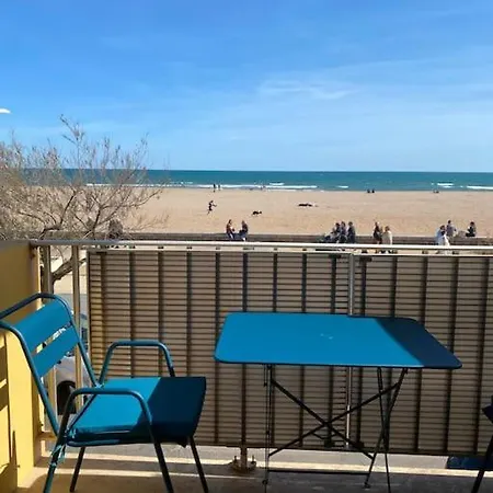 Daire Front De T2 Balcon, Jardin, Garage, Proche Commerces Valras-Plage